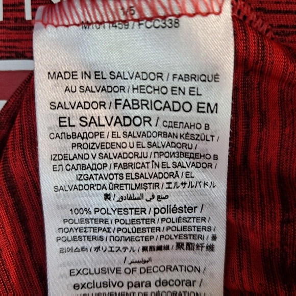 THE NIKE TEE CINCINNATI REDS WOMENS RED  T-SHIRT Size Large Dri Fit - Picture 10 of 11